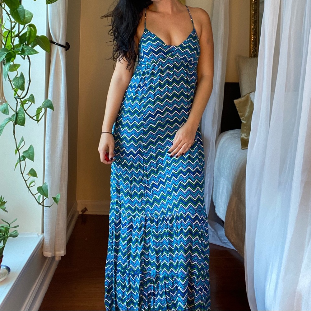 Striped Aerie maxi
